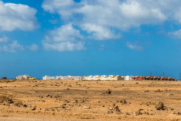 Здания в El Cotillo, Fuerteventura, Spain — стоковое фото