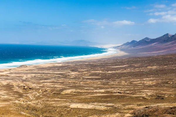 Cofete Praia Fuerteventura, Ilhas Canárias, Espanha — Fotografia de Stock
