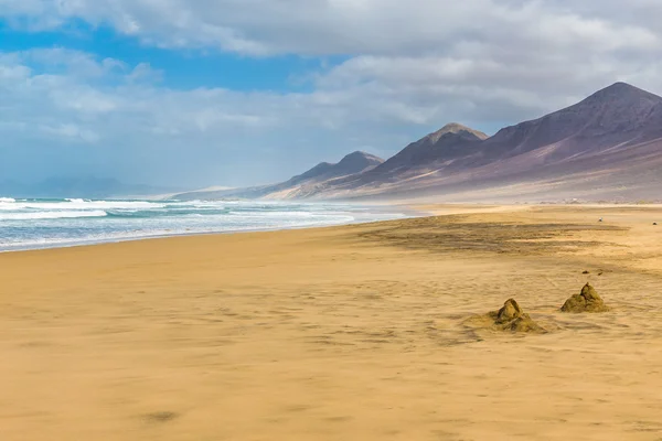 Cofete Beach-Fuerteventura, Kanarieöarna, Spanien — Stockfoto