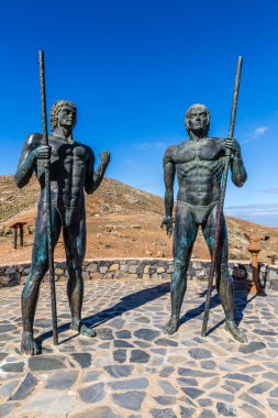 Morro Velosa Statues-Fuerteventura,Canary Islands clipart
