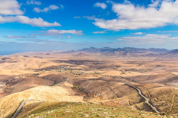 Вид из Мирадора Morro Velosa-Fuerteventura, Испания — стоковое фото