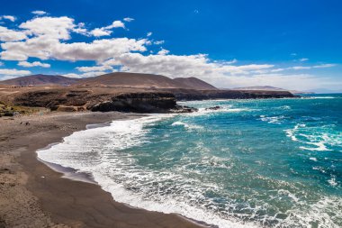 Beach In Ajuy,Fuerteventura, Canary Islands, Spain clipart