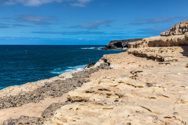 Black Bay (Caleta Negra)-Ajuy, Fuerteventura, Spanje — Stockfoto