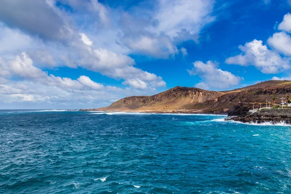 ラスパルマス、グラン カナリア島、スペインの近くの海岸 — ストック写真