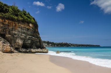 Güzel ve boş Dreamland Plajı-Bali, Endonezya