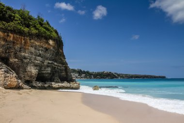 Güzel ve boş Dreamland Plajı-Bali, Endonezya