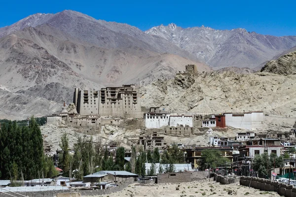 Königspalast, leh und himalayas-leh, ladakh, Indien — Stockfoto