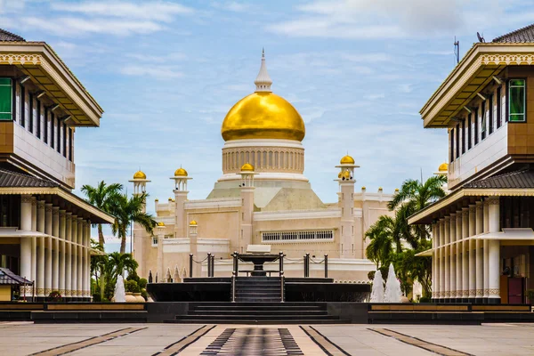 Omar Ali Saifudding Mesquita-Bandar Seri Begawan — Fotografia de Stock