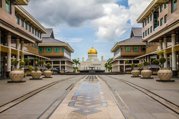 Omar Ali Saifudding Mesquita-Bandar Seri Begawan — Fotografia de Stock