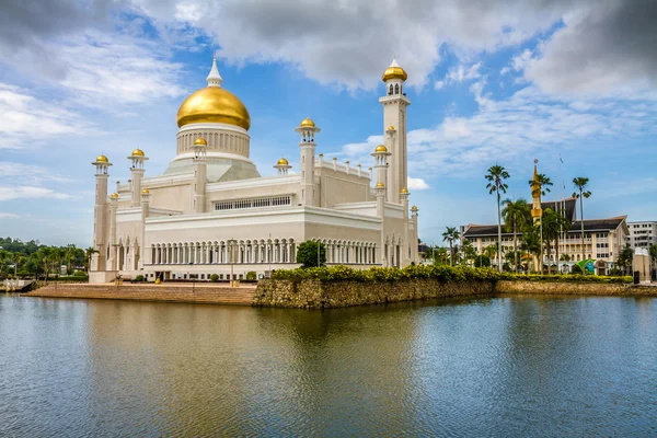 Omar Ali Saifudding mecset-Bandar Seri Begawan — Stock Fotó