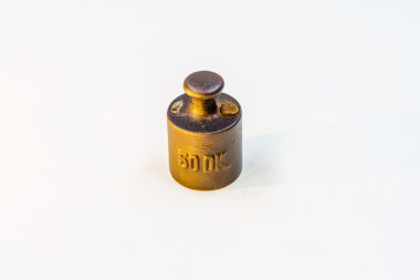 Vintage yarım Kilogram altın kalibrasyon ağırlığı