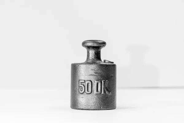Vintage halve Kilogram Iron kalibratie gewicht — Stockfoto
