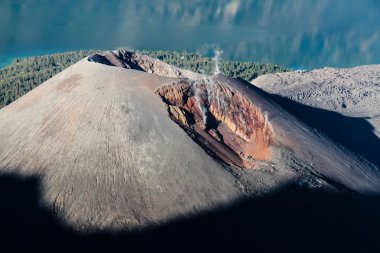 Jari Baru volkan - Mt.Rinjani,Lombok, Endonezya