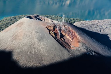 Jari Baru Volcano - Mt.Rinjani,Lombok, Indonesia clipart