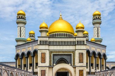 Jame Asr Hassanil Bolkiah Mosque-Brunei,Asia clipart