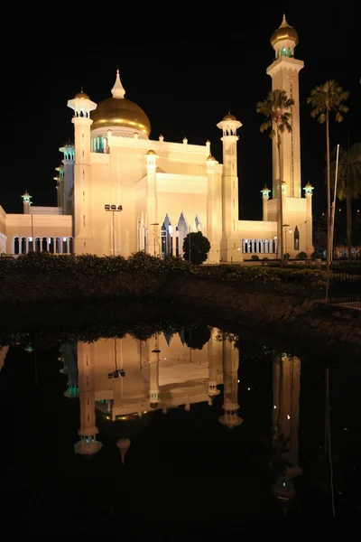 Omar Ali Saifudding mecset-Bandar Seri Begawan — Stock Fotó
