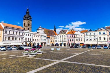 Ceske Budejovice-Çek Cumhuriyeti 'nin ana meydanı