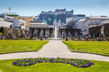 Mirabell Garden ve Hohensalzburg-Salzburg, Avusturya