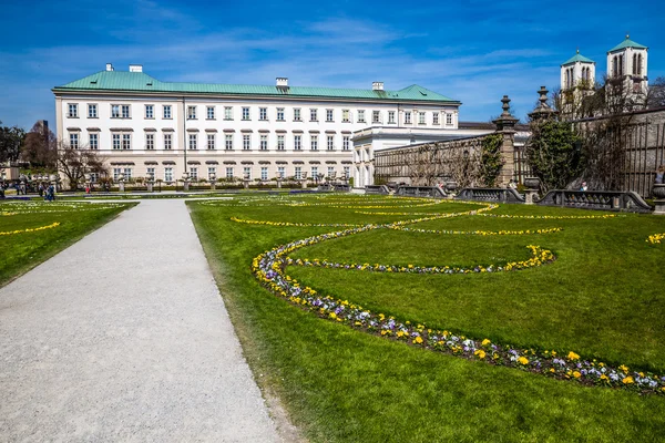 Palacio Mirabell e Iglesia de San Andrés-Salzburgo —  Fotos de Stock