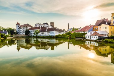 Görünüm Jindrichuv Hradec Castle-Çek Cumhuriyeti