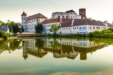 Görünüm Jindrichuv Hradec Castle-Çek Cumhuriyeti