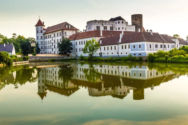 Widok z Jindrichuv Hradec zamek-Czechy — Zdjęcie stockowe