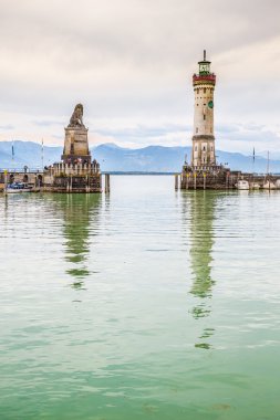 Deniz feneri ve aslan-Lindau, Almanya heykeli