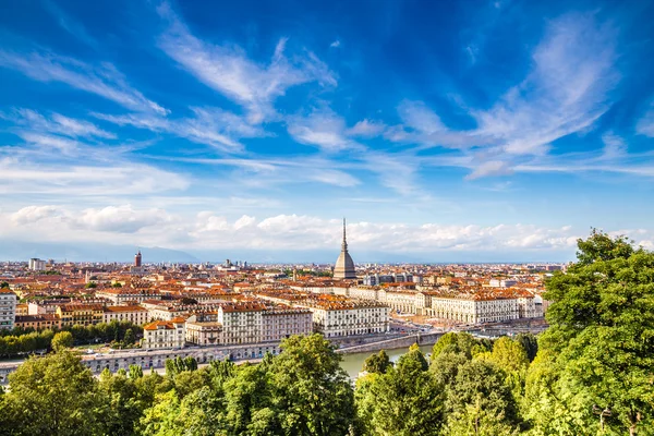 Görünüm Turin şehir merkezi-Torino, İtalya — Stok fotoğraf