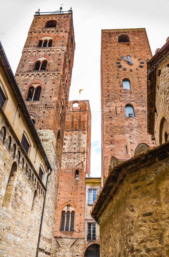 Towers of Albenga Cathedral-Savona,Liguria,Italy