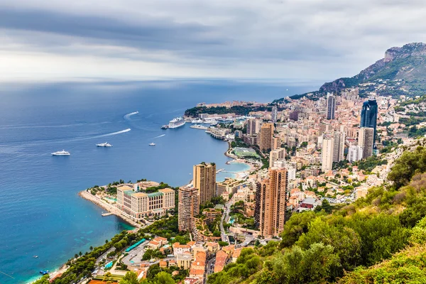 Piękny widok z Monte Carlo-Monte Carlo, Monako — Zdjęcie stockowe