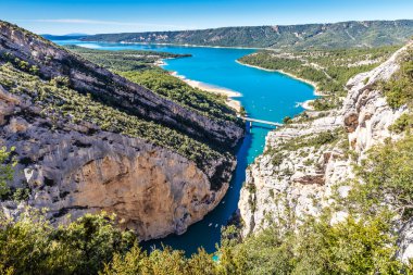 Gorges Du Verdon,Bridge,Sainte Croix Lake-France