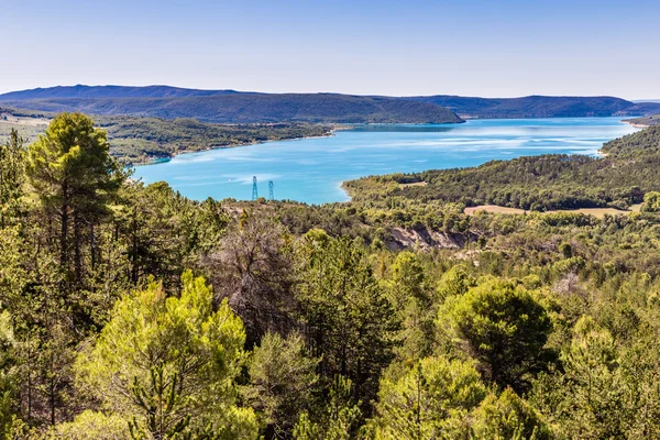 Lake of Sainte Croix And Nature Around-France — стокове фото