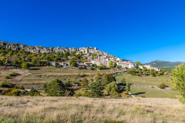 Trigance Village And Castle-Provence,France