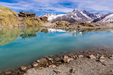 Lac Blanc, Lac Blanc sığınma, dağ aralığı-Fransa