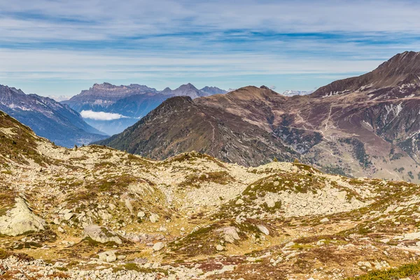 Gebergte met Les Grandes oude-Frankrijk — Stockfoto