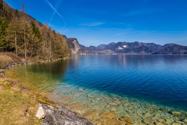 Shore Of Wolfgang Lake-Salzkammergut, Austria —  Fotos de Stock
