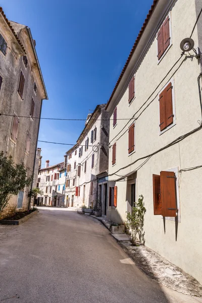 Narrow Old Street Of Village Of Bale - Croácia — Fotografia de Stock