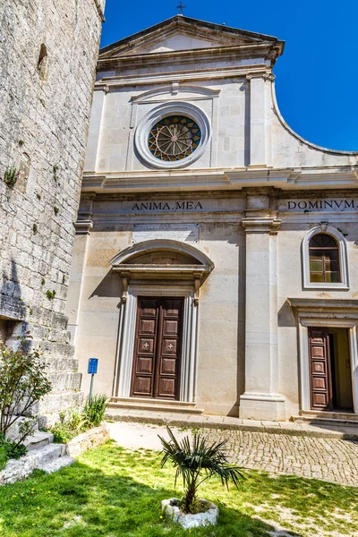 De parochiekerk - Bale, Istrië, Kroatië, Europa — Stockfoto