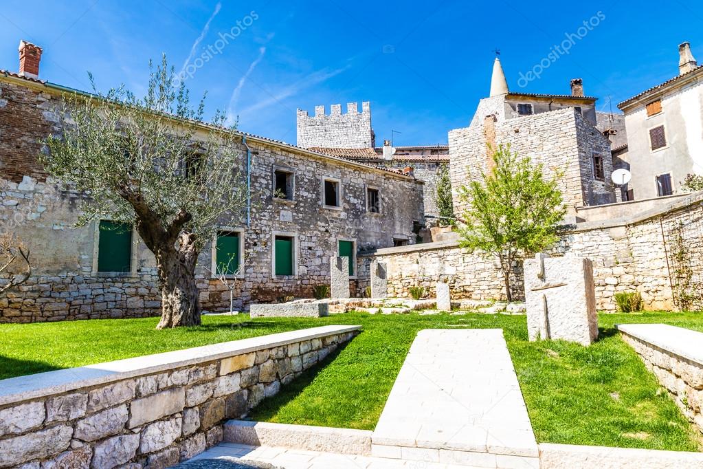 Public Park And Parish Church Tower-Bale,Croatia