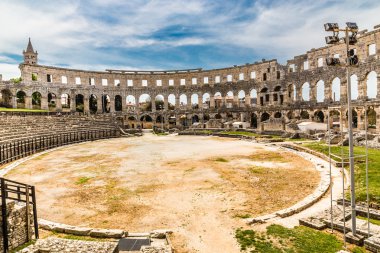 Roma amfi Pula Arena-Pula, Istria, Hırvatistan