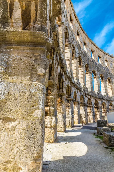 Romerska amfiteatern Pula Arena-Pula, Istrien, Kroatien — Stockfoto