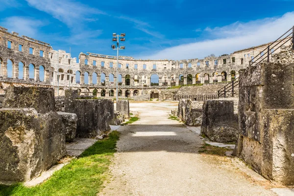 Roman Amphitheatre Pula Arena-Pula,Istria, Croatia — Stock Photo, Image