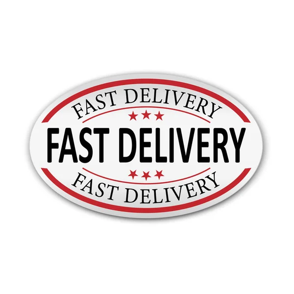 Fast delivery labels. Vector. on a white background — Stock Vector