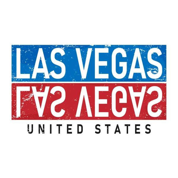 Las Vegas typografie ontwerp vector, voor t-shirt, poster en andere toepassingen — Stockvector