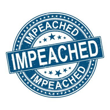 Beyaz arkaplan üzerine mavi kauçuk mürekkep damgası iliştirilsin