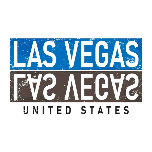 Las Vegas typografie ontwerp vector, voor t-shirt, poster en andere toepassingen — Stockvector