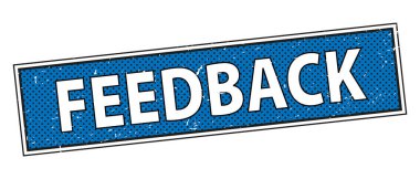 Geribildirim düğmesi. Geri bildirim işareti. Anahtar. Bas düğmeye. etiket