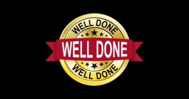 Altın rozet kurdelesi, kırmızı 5 yıldızlı afiş.