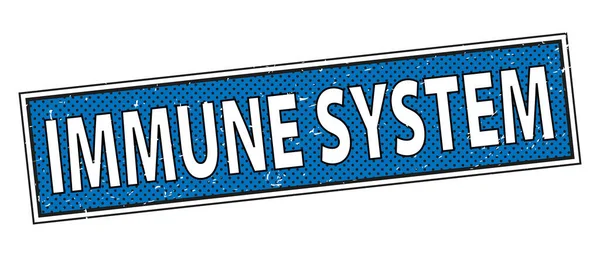 IMMUNE SYSTEM Timbre en Grunge Design Isolé sur fond blanc. Illustration vectorielle — Image vectorielle