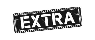 Grunge ekstra kare kauçuk mühür, vektör illüstrasyonu